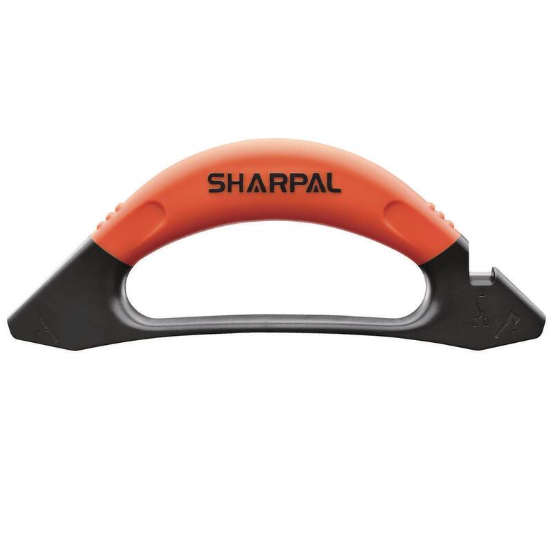 Sharpal 112N 3-In-1 Knife Garden Tool Sharpener for Axe Hatchet Machete Scissor Repair and Restore Blades - 112N