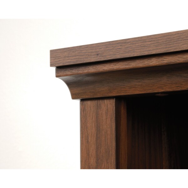 Sauder 5 Shelf Bookcase W/doors Gw , Three adjustable shelves for flexible storage options - 426419