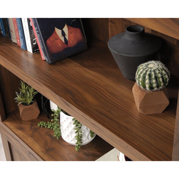Sauder 5 Shelf Bookcase W/doors Gw , Three adjustable shelves for flexible storage options - 426419