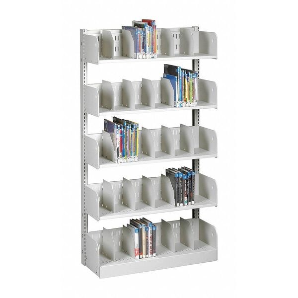 Estey Divider Shelf, Single, 5 Shelves, 10 In - WBDF61100