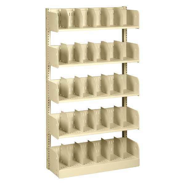 Estey Divider Shelf, Single, 5 Shelves, 10 In - WBDF61100