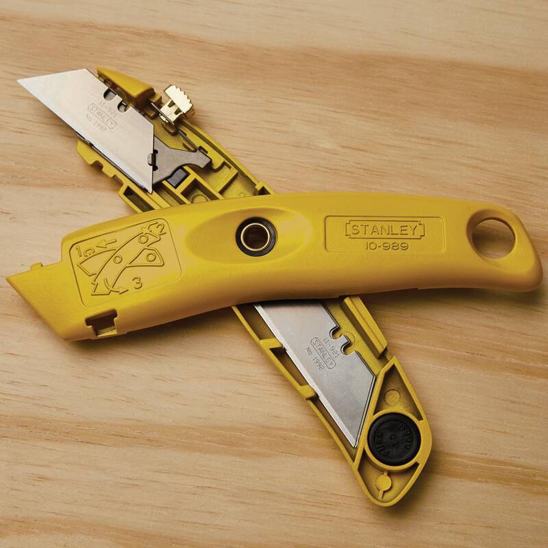 Stanley 7 in. Handle Swivel-Lock Retractable Utility Knife - 10-989