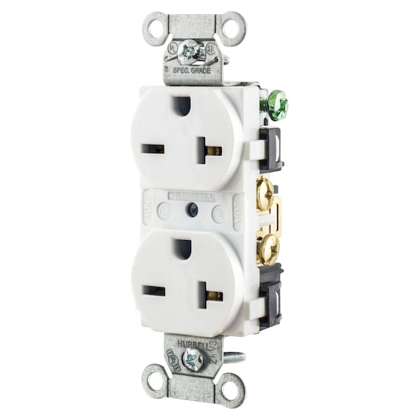 Hubbell Wiring Device-Kellems Construction/Commercial Receptacles 5462WHI - 5462WHI