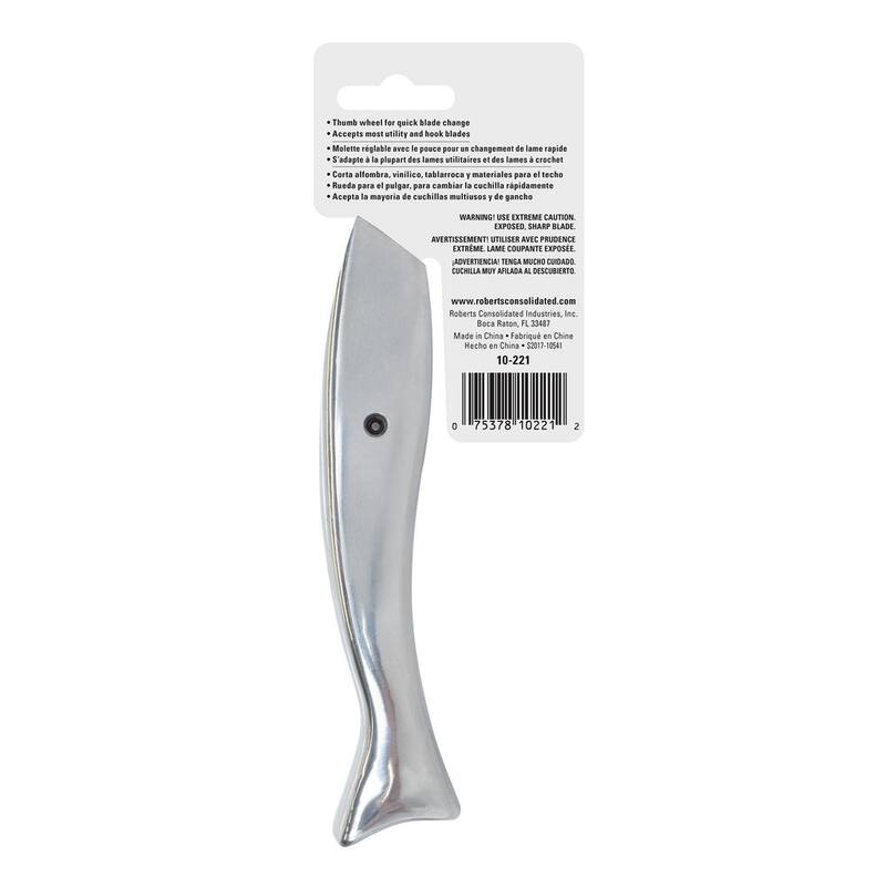 ROBERTS Pro Utility Knife with Magnetic Blade Holder - 10-221