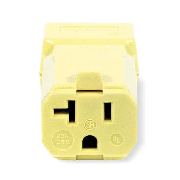 Hubbell Connector, 5-20R, 20A, 125V - HBL5369VY