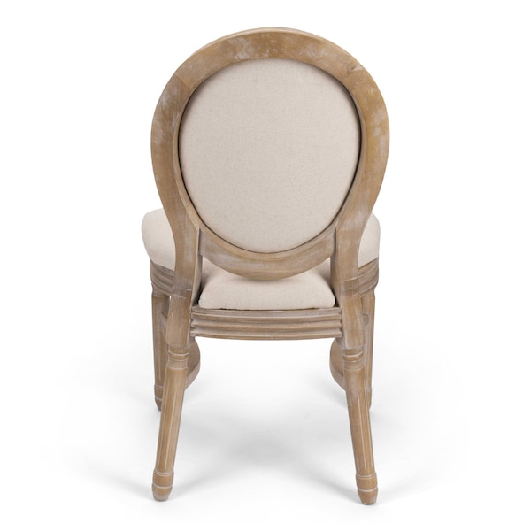 Atlas Commercial Products Stackable King Louis Chair, Natural - KLC8NAT