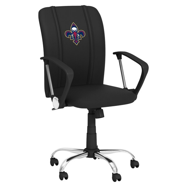 Dreamseat Curve Task Chair with New Orleans Pelicans Secondary Logo - XZOCCURVE-PSNBA31083