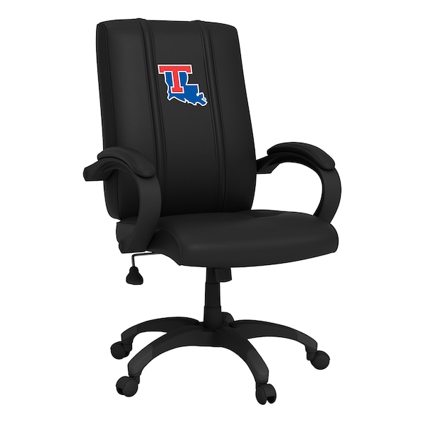 Dreamseat Office Chair 1000 with Louisiana Tech Bulldogs Logo - XZOC1000-PSCOL13340