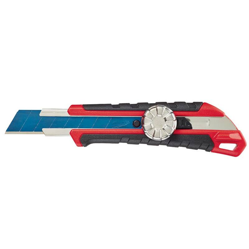 Milwaukee 18 mm Snap-Off Knife with Metal Lock and Precision Cut Blade - 48-22-1961