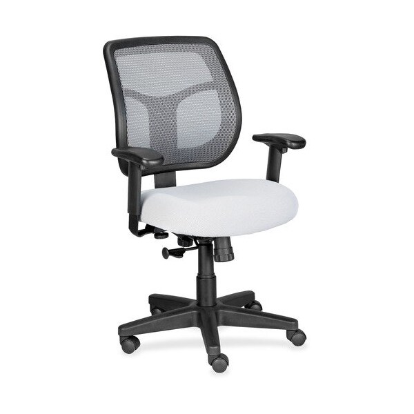 Eurotech - The Raynor Group Mid-back Chair, Mesh, Apollo, 26inx19.3inx35-38.5in, SIlver - EUTMT9400SL