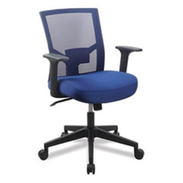 Kd Etagere 17.32 - 21.1 in. Workspace Mesh Back Fabric Task Chair, Navy - KD3215618