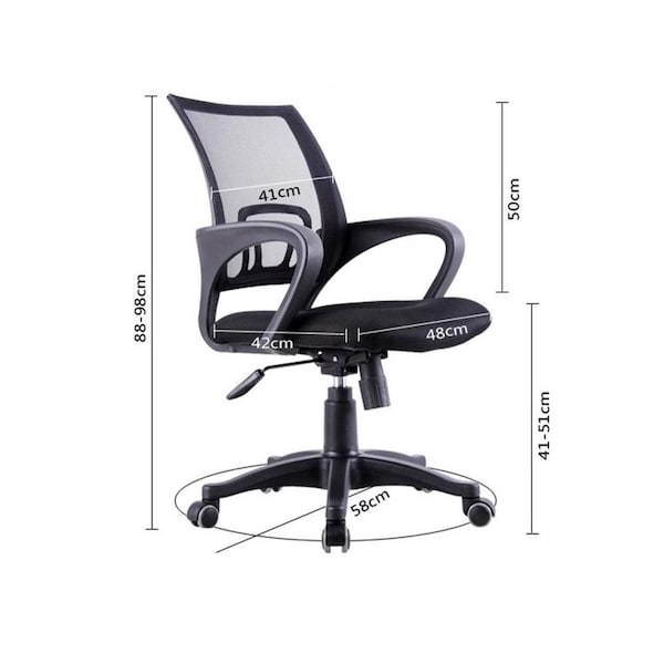 American Imaginations 22.8" W, Office Chair - AI-28701