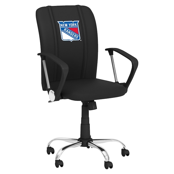 Dreamseat Curve Task Chair with New York Rangers Logo - XZOCCURVE-PSNHL41090