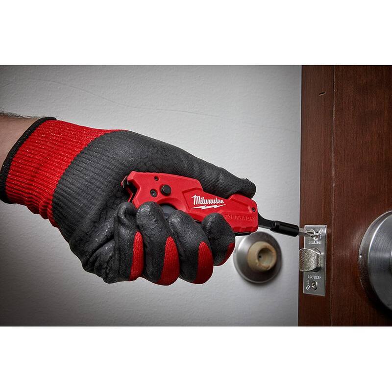 Milwaukee FASTBACK 6-in-1 Folding Utility Knife and 25 ft. Compact Auto Lock Tape Measure - 48-22-1505-48-22-6825