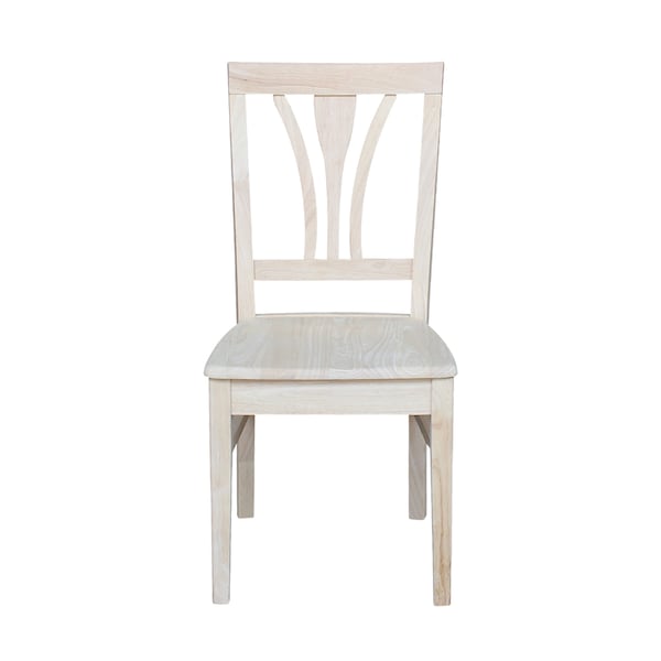 Whitewood Industries Set of 2 Fanback Chair s, Unfinished - C-918P