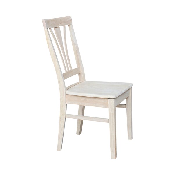 Whitewood Industries Set of 2 Fanback Chair s, Unfinished - C-918P