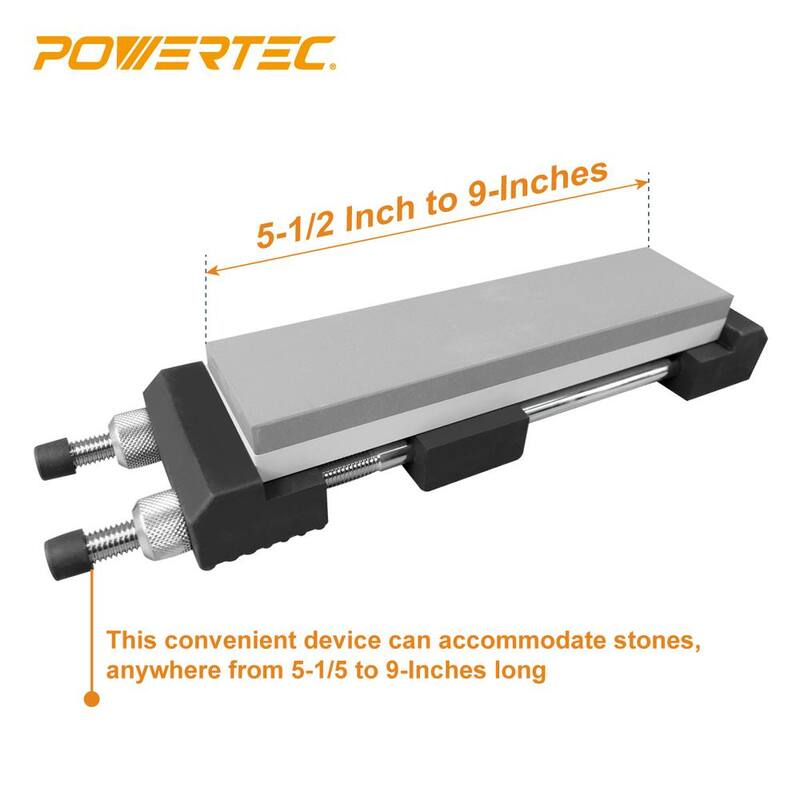POWERTEC 5-1/2 in. to 9 in. Sharpening Stone Holder - 71013