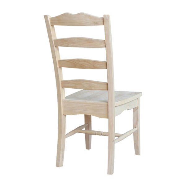 International Concepts Set of 2 Magnolia Chairs, Unfinished - C-9P