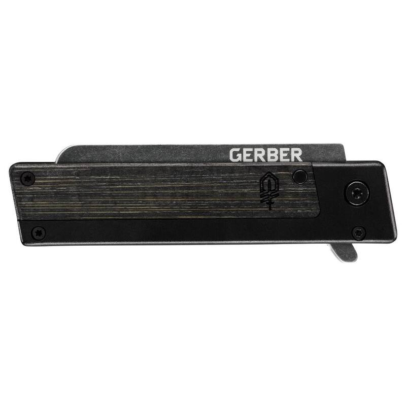 Gerber Quadrant 2.7 in. Straight Edge Flipper Knife - 1066486