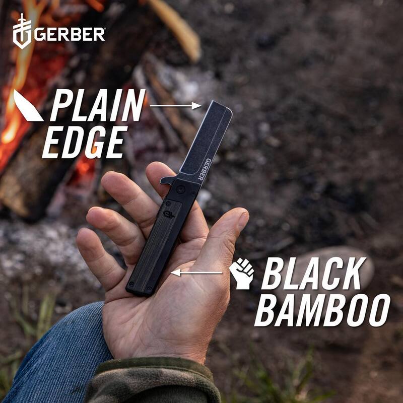 Gerber Quadrant 2.7 in. Straight Edge Flipper Knife - 1066486