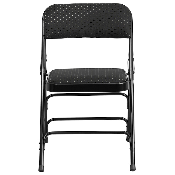 Flash Furniture Black Fabric Metal Chair - AW-MC309AF-BLK-GG