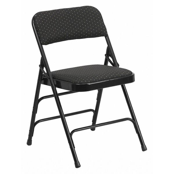 Flash Furniture Black Fabric Metal Chair - AW-MC309AF-BLK-GG