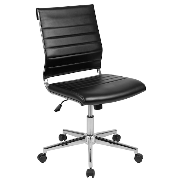 Flash Furniture Black LeatherSoft Office Chair - BT-20595M-NA-BK-GG