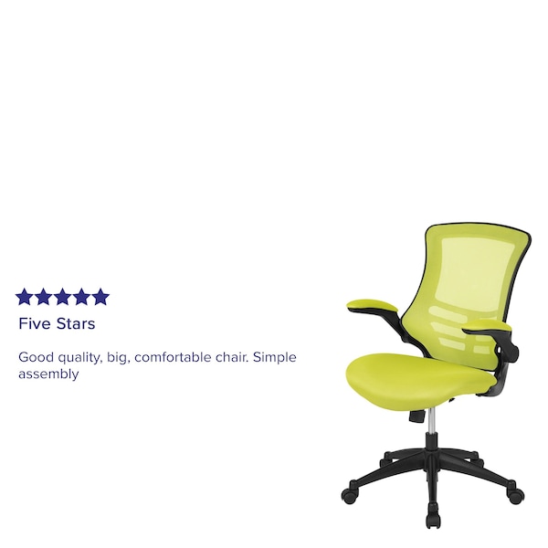 Flash Furniture Desk Chair, Mesh, Green Mesh - BL-X-5M-GRN-GG