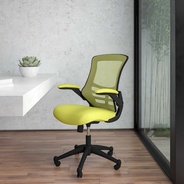 Flash Furniture Desk Chair, Mesh, Green Mesh - BL-X-5M-GRN-GG