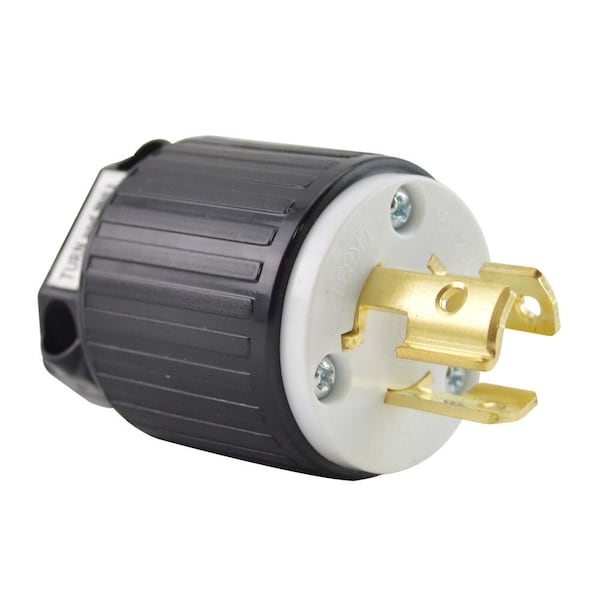 Superior Electric Twist Lock Electrical Plug, 3P 15A 250V - NEMA L6-15P - YGA027