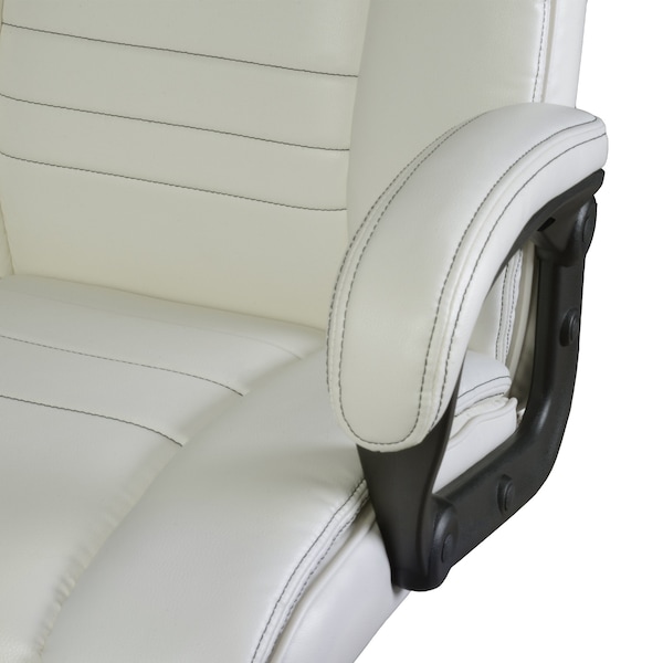 Regency DuraForce Big & Tall Ergonomic Executive Office Chair, 400 lbs Support, Cream - DUR001CR