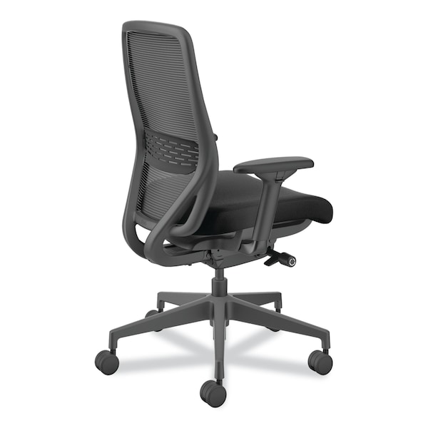 Hon Nucleus Series Recharge Task Chair, Supports Up to 300 lb, 16.63 to 21.13 Seat Height, Black - HONNR12SAMC10BT