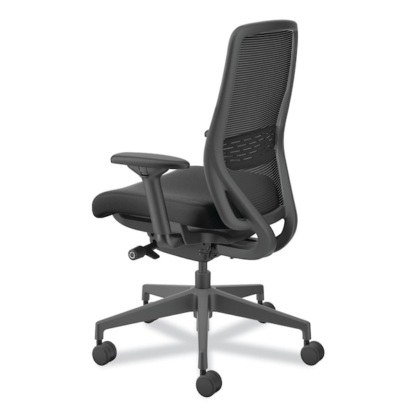 Hon Nucleus Series Recharge Task Chair, Supports Up to 300 lb, 16.63 to 21.13 Seat Height, Black - HONNR12SAMC10BT