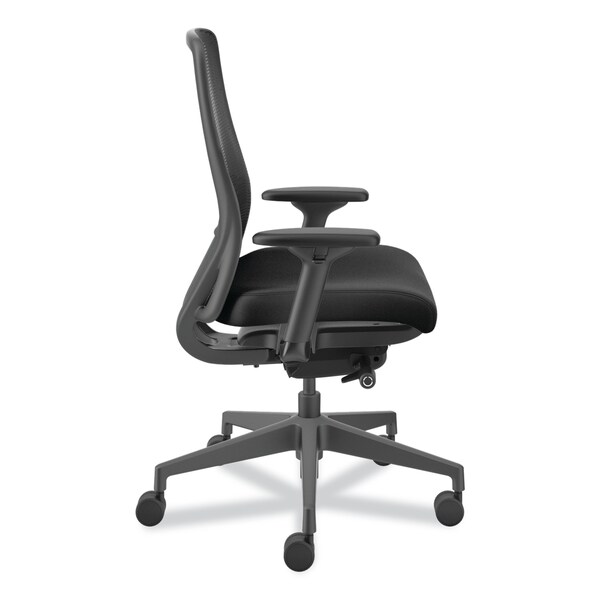 Hon Nucleus Series Recharge Task Chair, Supports Up to 300 lb, 16.63 to 21.13 Seat Height, Black - HONNR12SAMC10BT