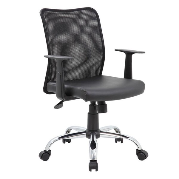 Norstar Mesh Task Chair With T-Arms - B6116C-CS