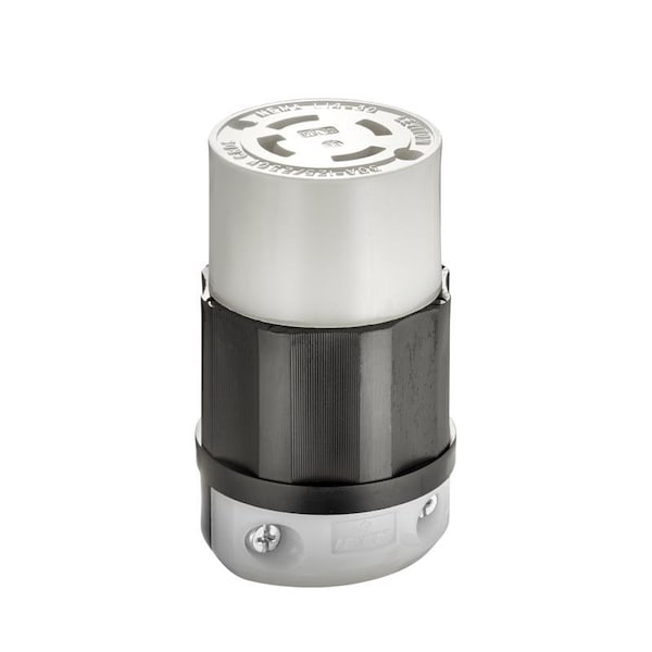 Leviton Commercial Nylon Curved BladeGround Locking Connector L1430R 3 Pole 4 Wire - R50-02713-0CS