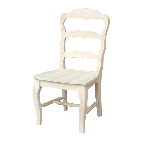 Whitewood Industries Set of 2 Versailles Side Chairs, Unfinished - C-920P