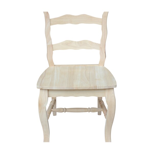 Whitewood Industries Set of 2 Versailles Side Chairs, Unfinished - C-920P