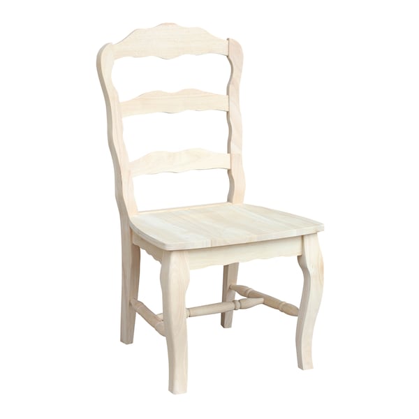Whitewood Industries Set of 2 Versailles Side Chairs, Unfinished - C-920P