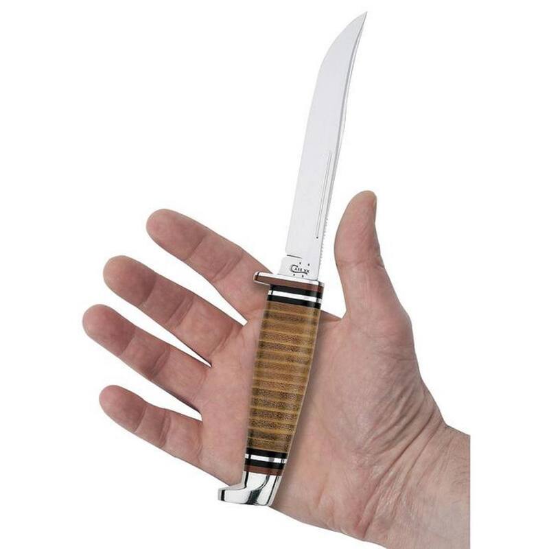 W.R. Case and Sons Cutlery Co. "Leather Knife Hunting Set with Leather Sheath (2-Piece)" - FI00372