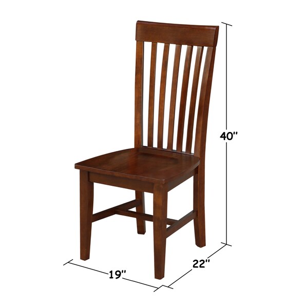 Whitewood Industries Chairs, Wood Back, 40.2 W 22 H - C581-465P