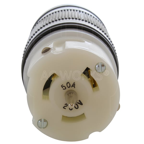 Ac Works California Standard 50A 250V 3-Wire Locking Female Connector Assembly - CS8264