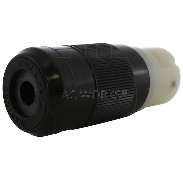Ac Works California Standard 50A 250V 3-Wire Locking Female Connector Assembly - CS8264
