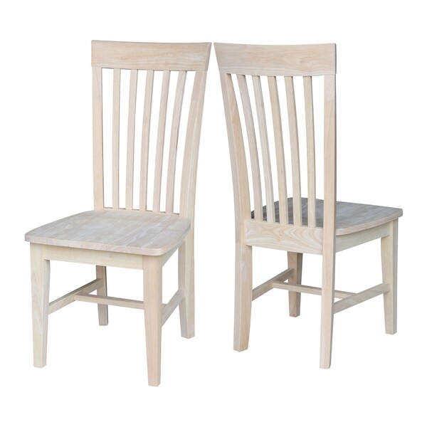 Whitewood Industries Chairs, Wood Back, 40 W 22 H - C-465P