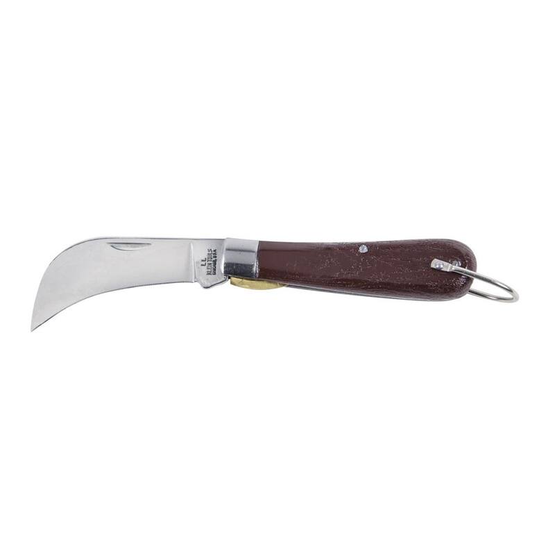 Klein Tools 2-5/8 in. Carbon Steel Hawk Bill Blade Folding Knife - 1550-4