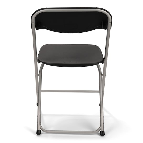 Atlas Commercial Products TitanPRO Aluminum Plastic Folding Chair, Black - PFC2-ALUM-BK