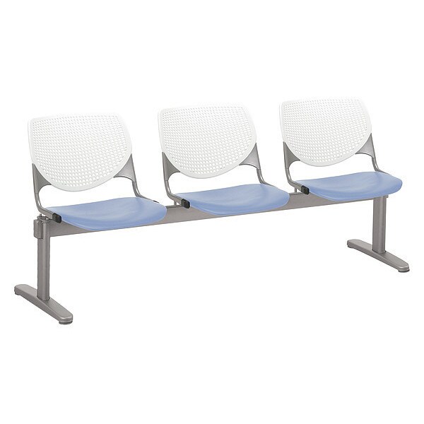 Kfi Kool Beam Seat Beam Seating, Tan Back, 71 in W 22" L 31" H - 2300BEAM3-BP08-SP20