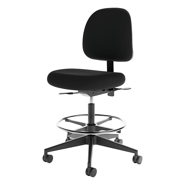 Cramer Task Chair, 27-1/2"W, Black, Foam, 350lb - FSMH4-2RK-2