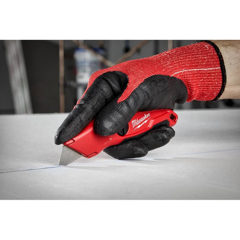 Milwaukee Fixed Blade Utility Knife with General Purpose Blade Rasping Jab Saw with 6 in. Drywall Blade (2-Piece) - 48-22-1513-48-22-0104