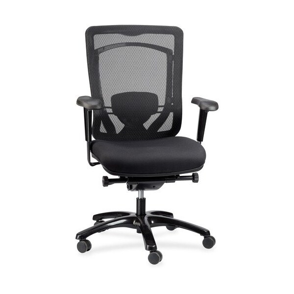 Eurotech - The Raynor Group Chair, Monterey, Fabric/Mesh, 27inWx27inDx43-3/10inH, Black - EUTMFSY77